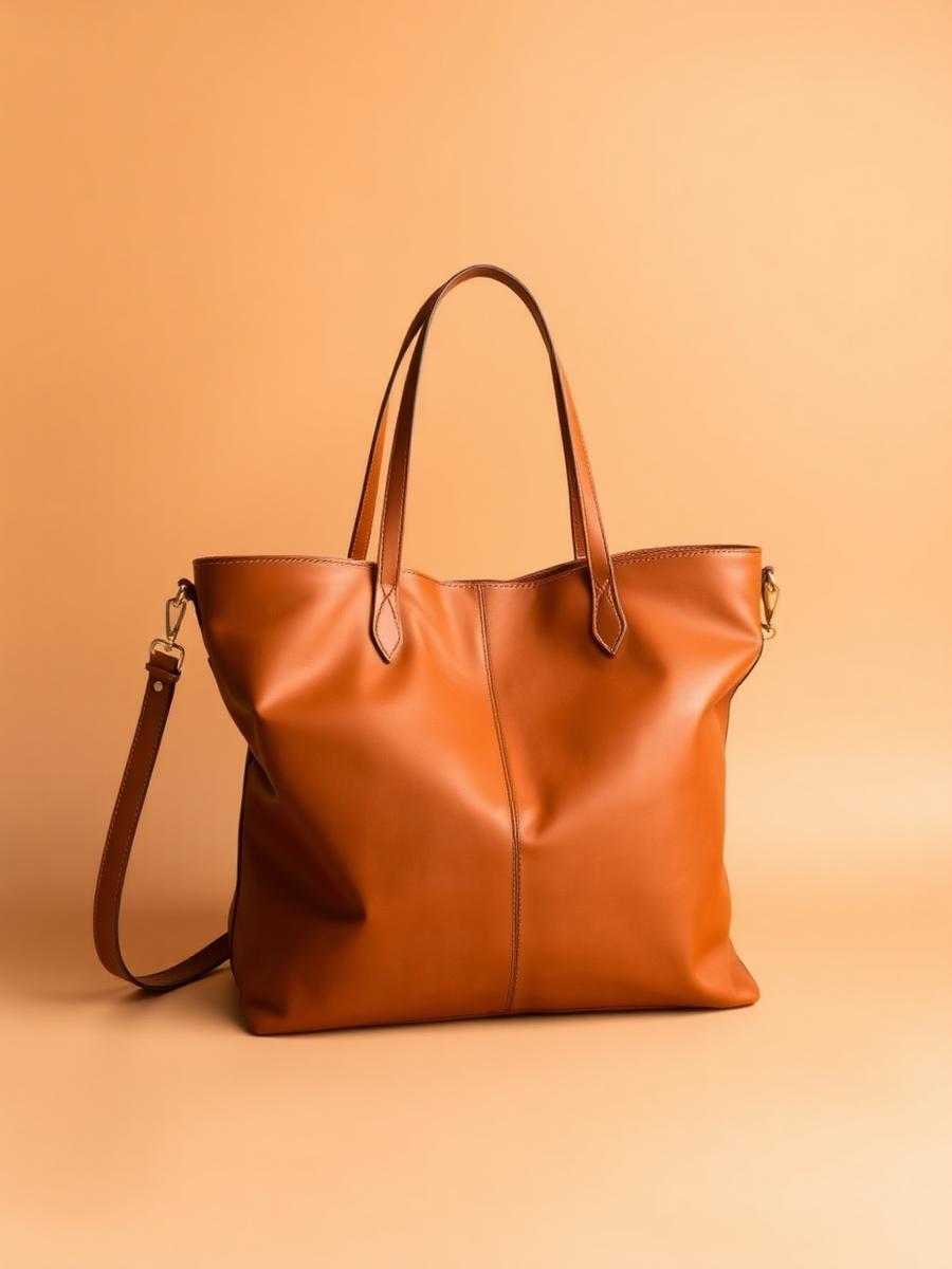 Structured Leather Tote