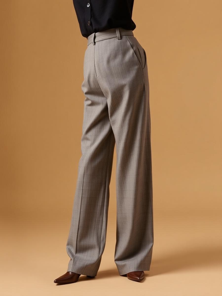 Stone Wide Trousers